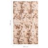 vidaXL Tapete shaggy 300x200 cm cor creme