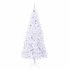 vidaXL &Aacute;rvore de Natal Artificial com 300 LEDs Branco 210 cm PVC e A&ccedil;o