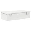 vidaXL Prateleira parede c/ gavetas 60x28x15 cm deriv. madeira branco