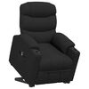 vidaXL Poltrona elevat&oacute;ria tecido preto