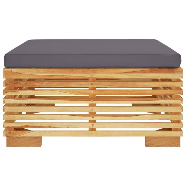 vidaXL 2 pcs conjunto lounge de jardim madeira de teca maciça