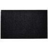 vidaXL Tapete de porta preto 120 x 180 cm PVC