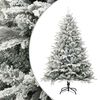 vidaXL &Aacute;rvore de Natal artificial com neve 180 cm PVC e PE verde
