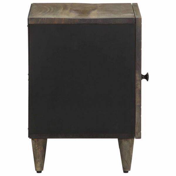 vidaXL Mesa de cabeceira cinzento claro 40x33x46 cm