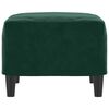 vidaXL Apoio de p&eacute;s 60x50x41 cm veludo verde-escuro
