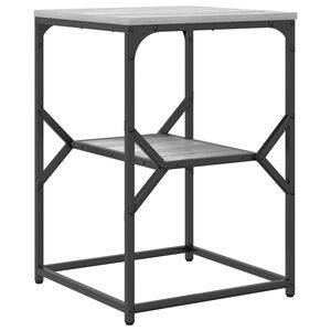 vidaXL Mesa Lateral Cinza Sonoma 41 x 40 x 60 cm