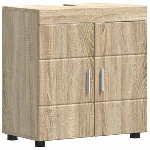 vidaXL Conjunto de Arm&aacute;rios para Banheiro TULUM Carvalho Sonoma