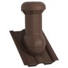 vidaXL Ventilador de teto castanho