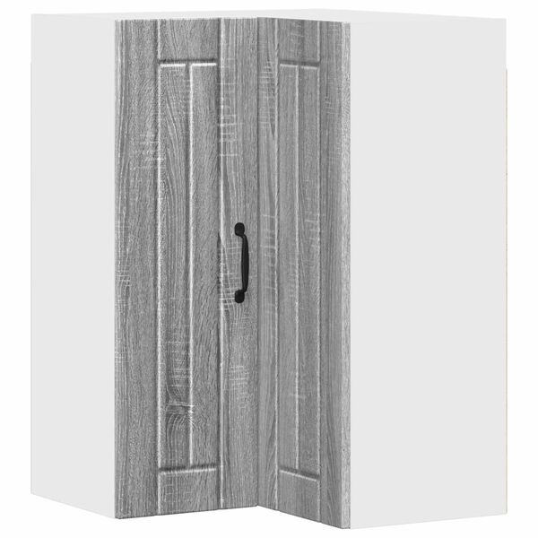 vidaXL Arm&aacute;rio de Cozinha Lucca Sonoma Cinzento 57 x 57 x 80 cm