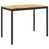 vidaXL Mesa de Bar de Jardim NAARDEN Branco e Preto
