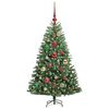 vidaXL &Aacute;rvore de Natal Articulada Artificial Verde 120 cm PVC e Metal
