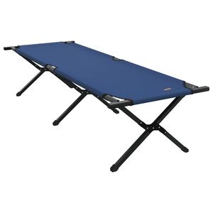 vidaXL Cama de Camping Dobr&aacute;vel Azul 193 x 69 x 45 cm Tecido Oxford