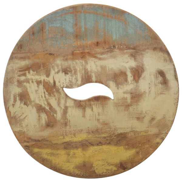 vidaXL Bancos de bar 2 pcs madeira recuperada maci&ccedil;a