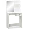 vidaXL Toucador em aglomerado 75x40x141 cm branco