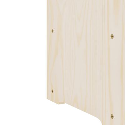 vidaXL Garrafeira 72,5x25x111,5 cm madeira de pinho maciça