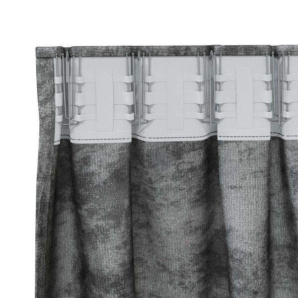 vidaXL Cortinas de Veludo 2 pcs Cinzeto 260 x 140 cm Veludo