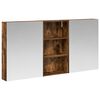 vidaXL Conjunto de Arm&aacute;rios para Banheiro 3 pcs 140 x 14,5 x 70 cm