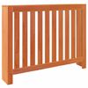 vidaXL Cobertura de radiador 108,5x19x84 cm pinho maci&ccedil;o castanho cera