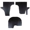 vidaXL Tapete de carro 3 pcs Preto VW T5 , T6 , para MULTAN Borracha
