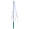 vidaXL Luz para &aacute;rvore de Natal com estaca e mastro 180 cm 108 LED