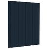 vidaXL Painel de telhado 12 pcs Antracite 60 x 45 cm A&ccedil;o galvanizado