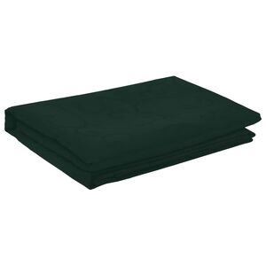vidaXL Toalha de Mesa Redondo Verde-Escuro &Oslash; 160 cm