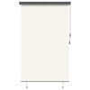 vidaXL Estore de rolo para exterior 160x250 cm creme