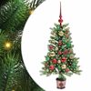 vidaXL &Aacute;rvore de Natal com 150 LEDs com suporte Verde 90 cm PE