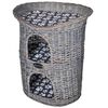 vidaXL Ninho/casa/arranhador p/ animais 2 n&iacute;veis c/almofad&atilde;o salgueiro