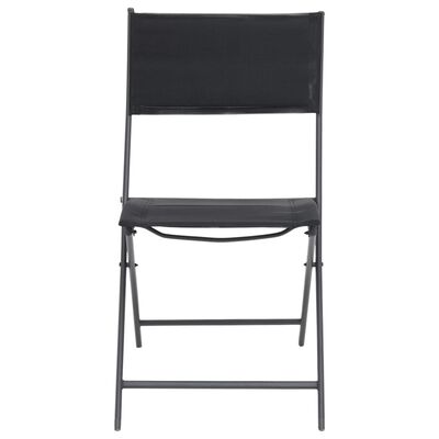 vidaXL Cadeiras de exterior dobráveis 2 pcs aço e textilene