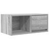 vidaXL M&oacute;veis TV 2 pcs 60x31x25,5 cm derivados madeira cinzento sonoma