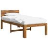 vidaXL Estrutura de Cama de Solteiro com Cabeceira ROSTOCK Natural
