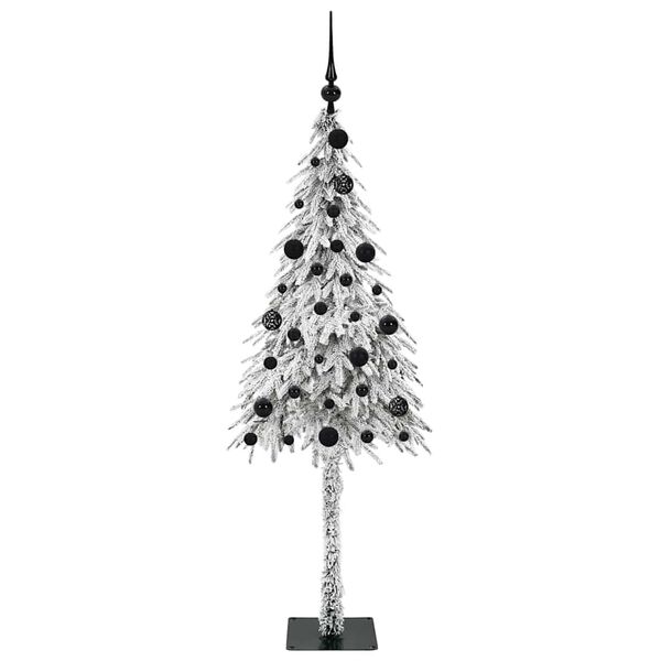 vidaXL &Aacute;rvore de Natal com 150 LEDs com suporte Branco 150 cm PE e A&ccedil;o