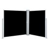 vidaXL Toldo lateral retr&aacute;til 140x600 cm preto