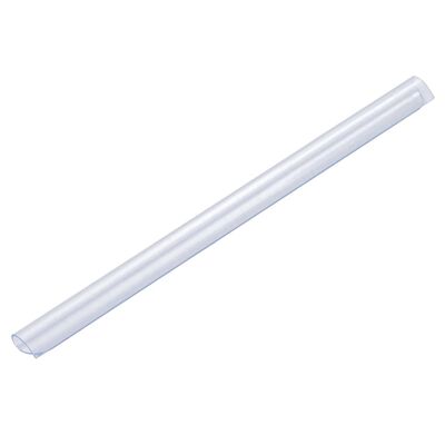 vidaXL 100 pcs clipes para faixas de vedação PVC transparente