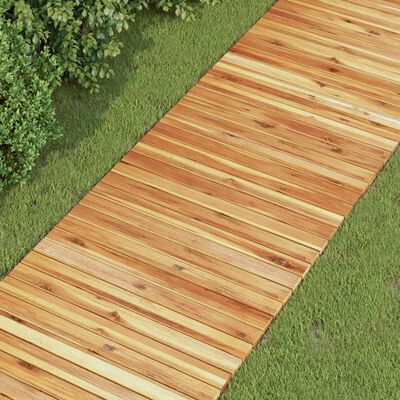 vidaXL Caminho de jardim 200x50 cm madeira de acácia maciça