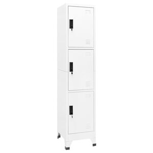 vidaXL Cacifo 38x45x180 cm a&ccedil;o branco