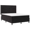 vidaXL Cama Box com cabeceira Preto 160 x 200 cm Veludo