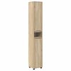 vidaXL Arm&aacute;rio de Banheiro Manual Carvalho Sonoma 30,5 x 30 x 195 cm