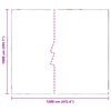 vidaXL Lona com Olhais Transparente 10 x 12 m Polietileno