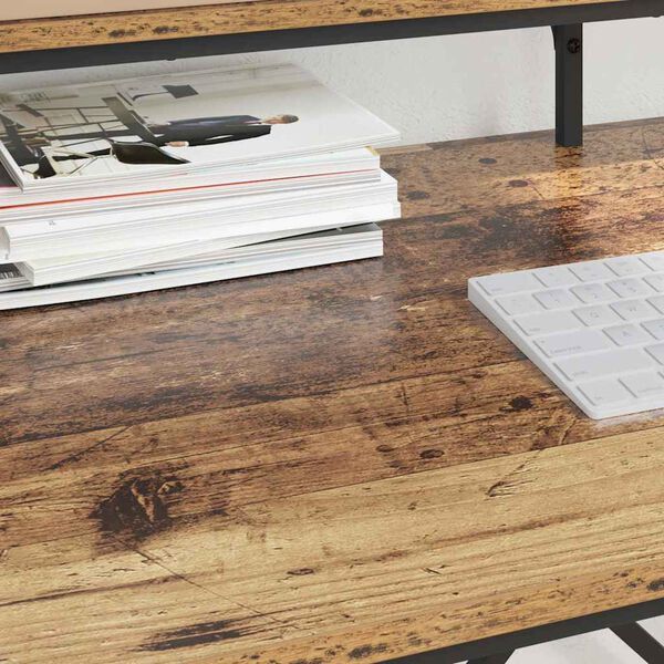 vidaXL Mesa Madeira Antiga 100 x 50 x 90 cm Madeira processada