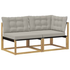 vidaXL Unidades de Sof&aacute; Seccional Branco 162,5 x 83 x 73 cm