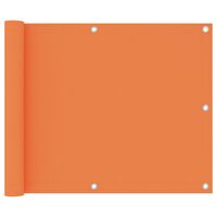 vidaXL Tela de varanda 75x300 cm tecido Oxford laranja
