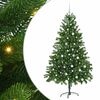 vidaXL &Aacute;rvore de Natal com 300 LEDs com suporte Verde 180 cm PE