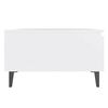 vidaXL Mesa de centro 90x60x35 cm contraplacado branco