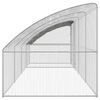 vidaXL Gaiola para galinhas 4 pcs Prateado 800 x 200 x 200 cm A&ccedil;o e PE