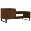 vidaXL Mesa de centro 100x50x45 cm derivados madeira carvalho castanho