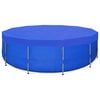 vidaXL Cobertura PE redonda para piscina 460 cm 90 g/m&sup2;