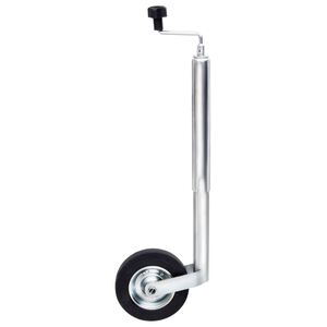 vidaXL Roda jockey para reboque 48 mm aço galvanizado
