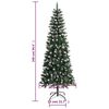 vidaXL &Aacute;rvore de Natal artificial com suporte 240 cm PVC verde